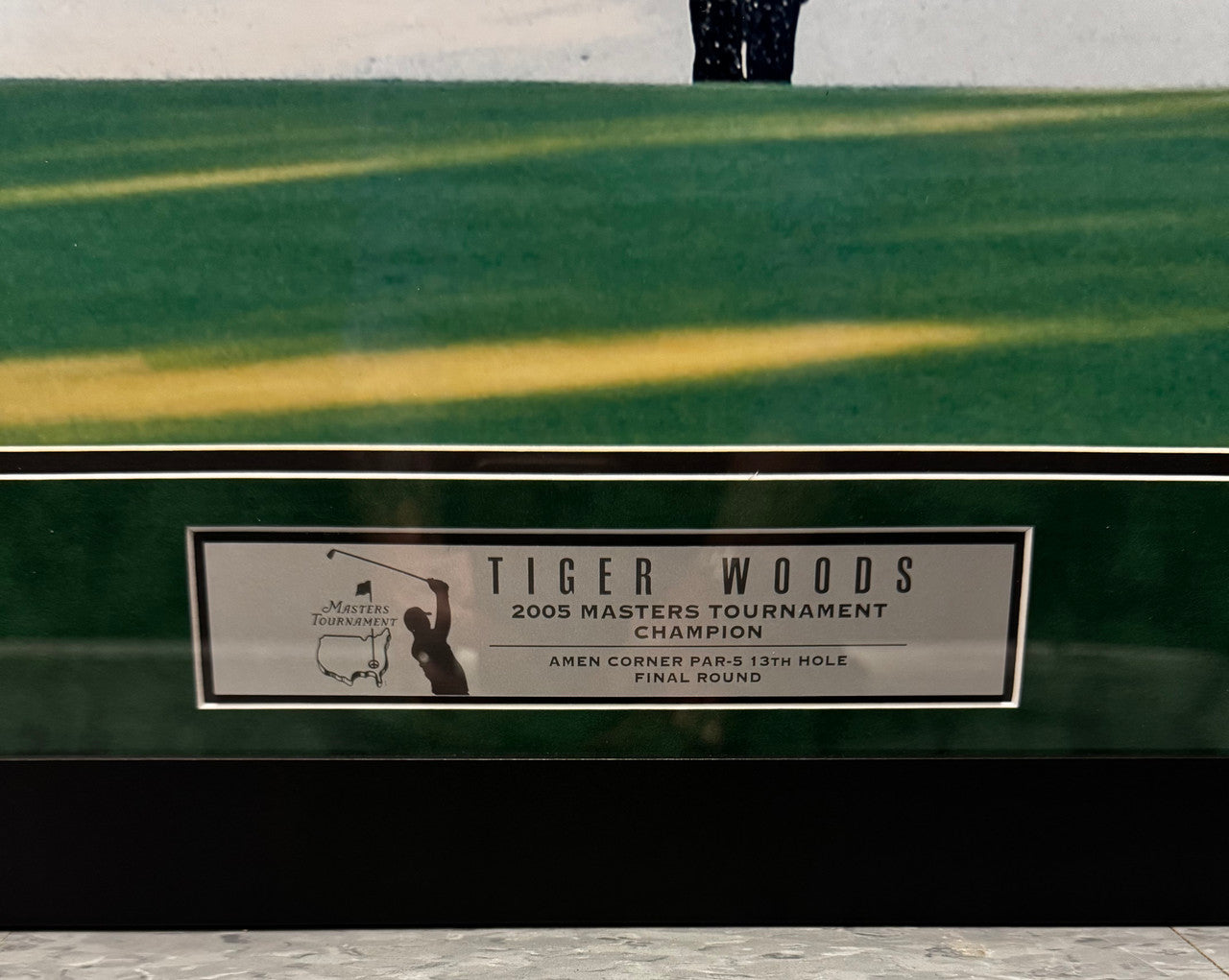 Tiger Woods Signed Autographed Print UDA Azalea 30x40 Framed
