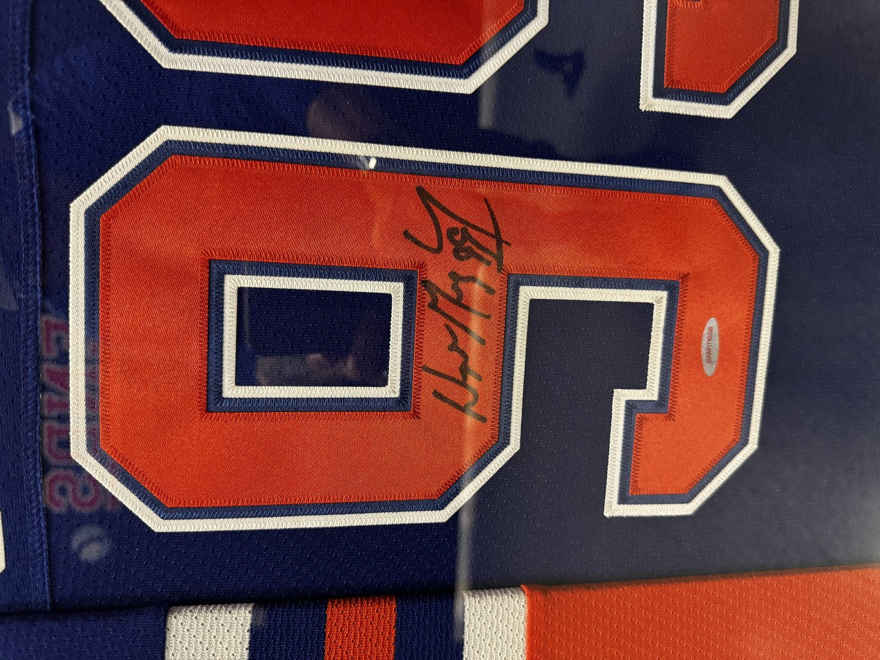 Wayne Gretzky Autographed Oilers Jersey UDA Framed