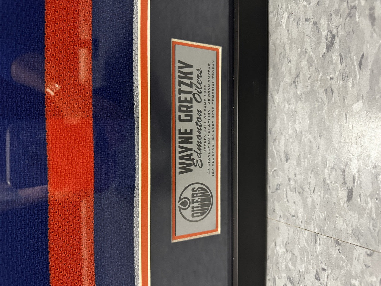 Wayne Gretzky Autographed Oilers Jersey UDA Framed
