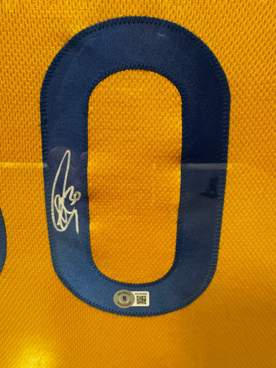 Stephen Curry Signed Autographed Framed Jersey Beckett