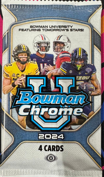 2024 Bowman Chrome University Football Hobby Pack