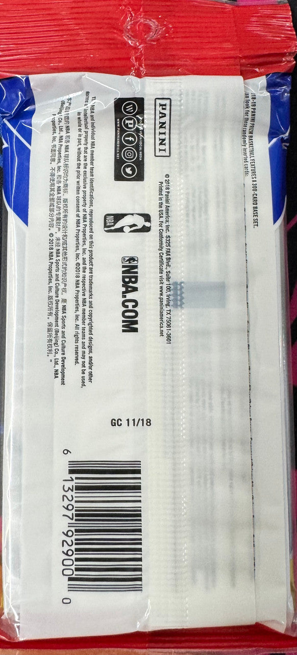 2018/19 Panini Prizm Basketball Fat Pack