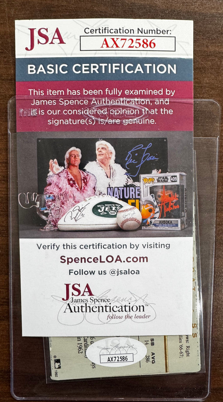 1992 Action Packed Dick Groat #28 Signed Autographed Card JSA