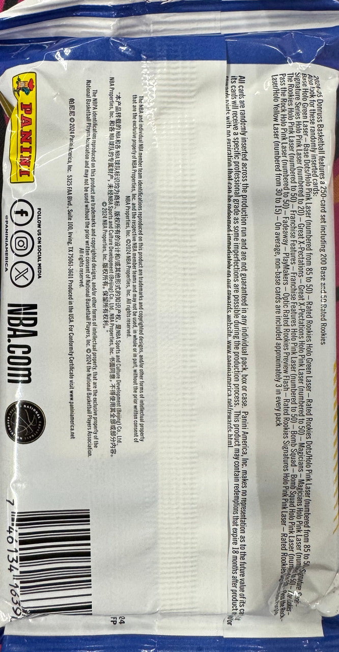 2024/25 Panini Donruss Basketball Value Pack
