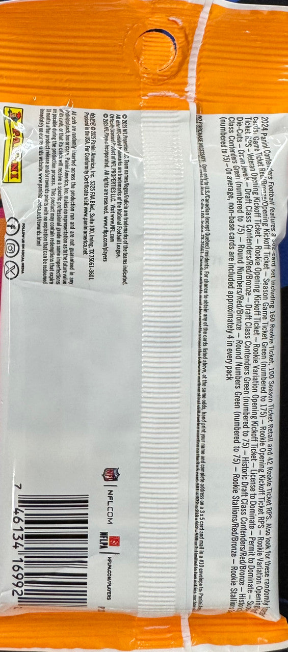 2024 Panini Contenders Football Value Pack