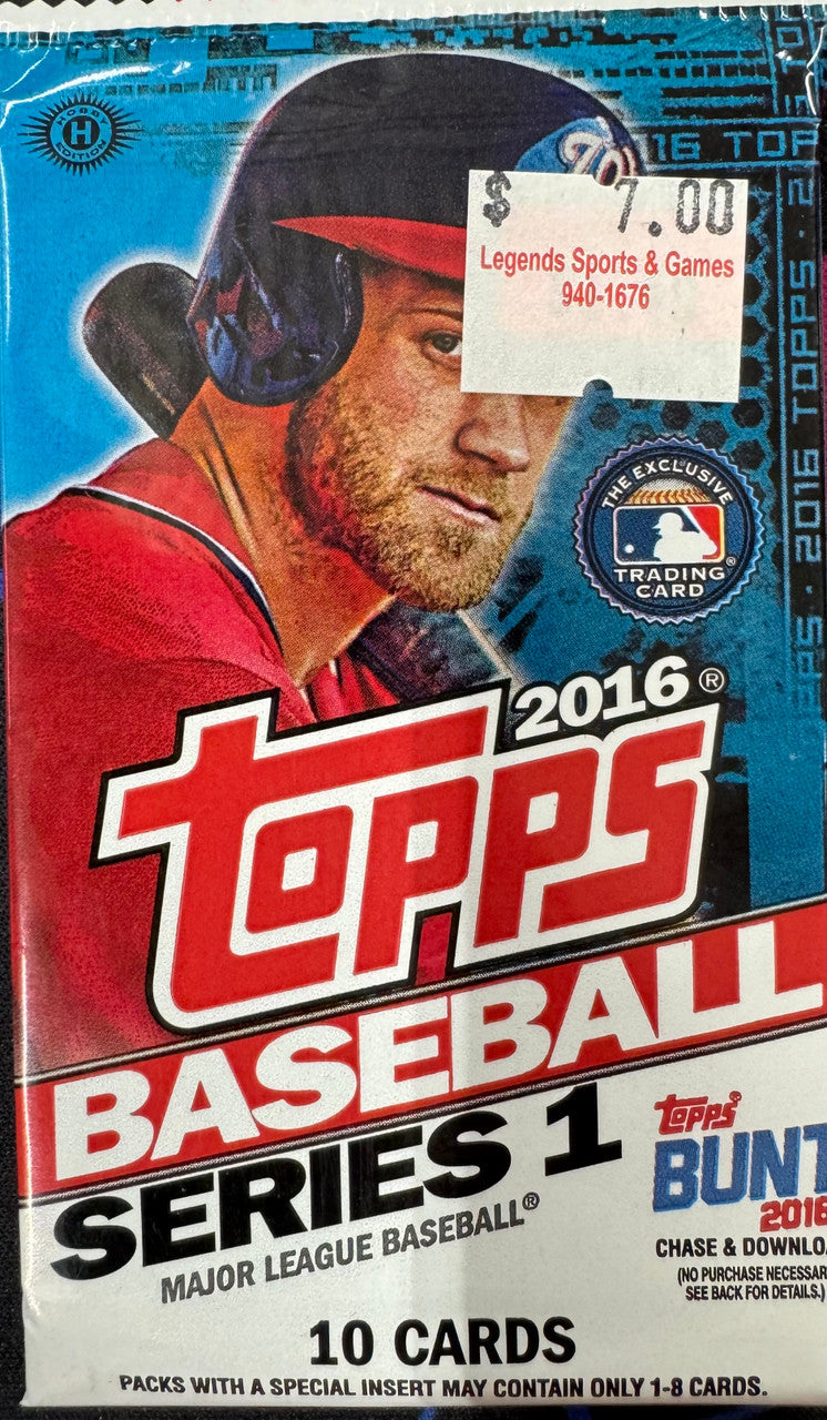 2016 Topps Baseball Series 1 Hobby Pack