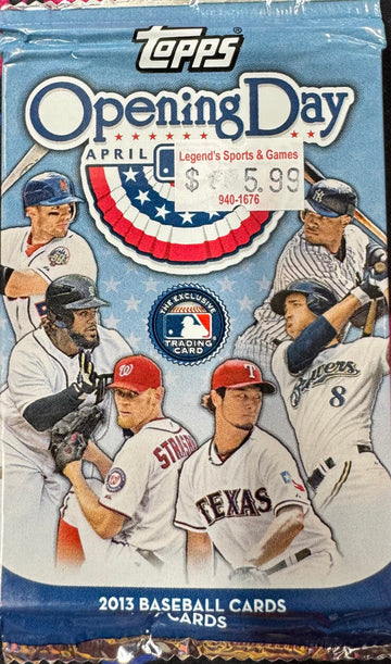 2013 Topps Opening Day Baseball Pack