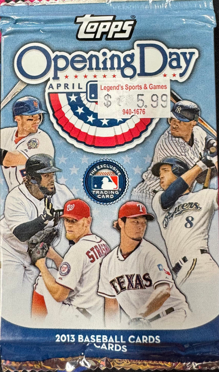 2013 Topps Opening Day Baseball Pack