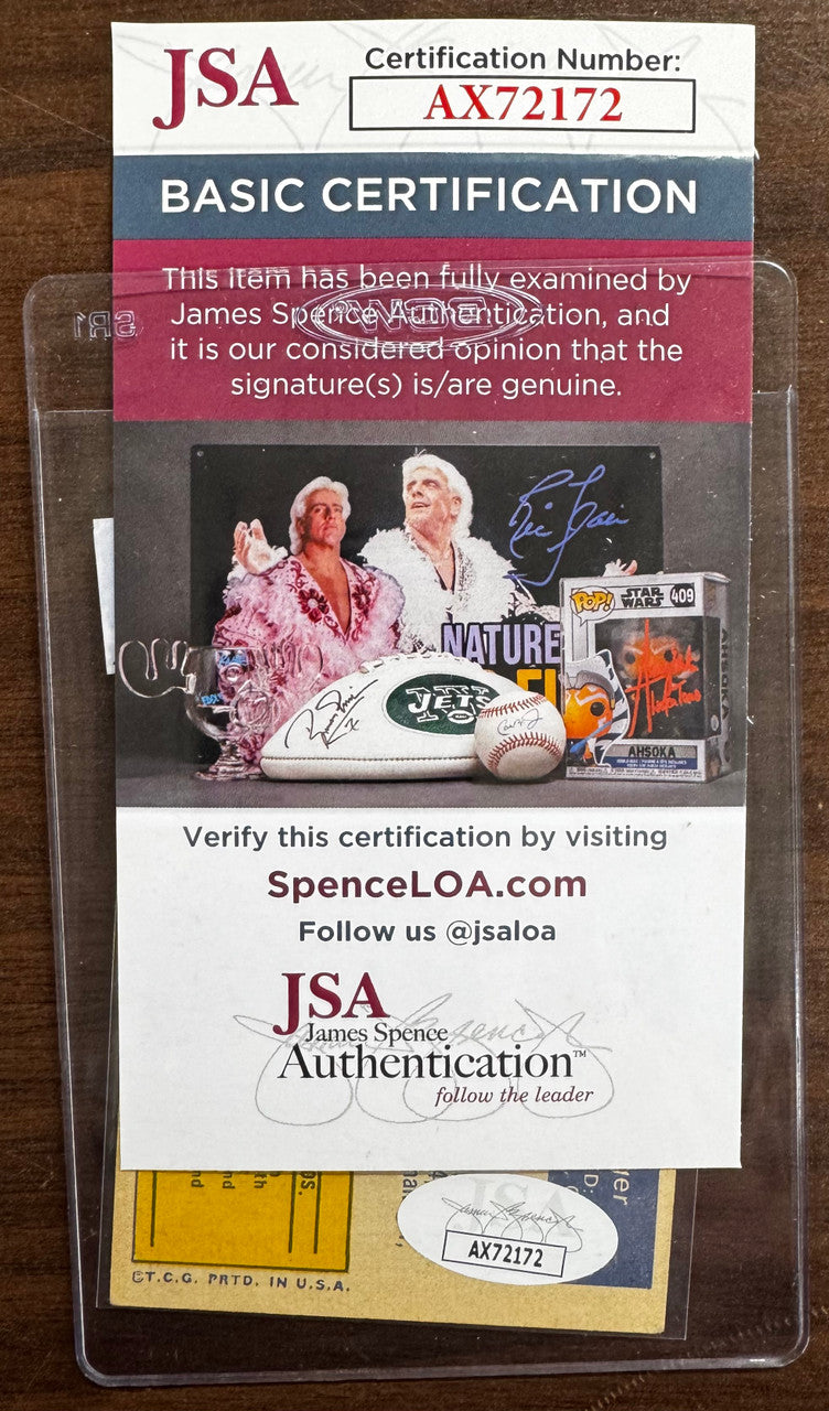 1969 Topps Sparky Anderson #181 Signed Autographed Card JSA