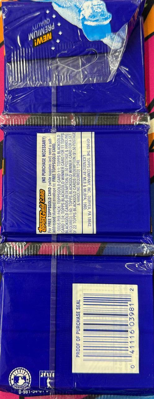 1993 Topps Baseball Series 1 Rack Pack
