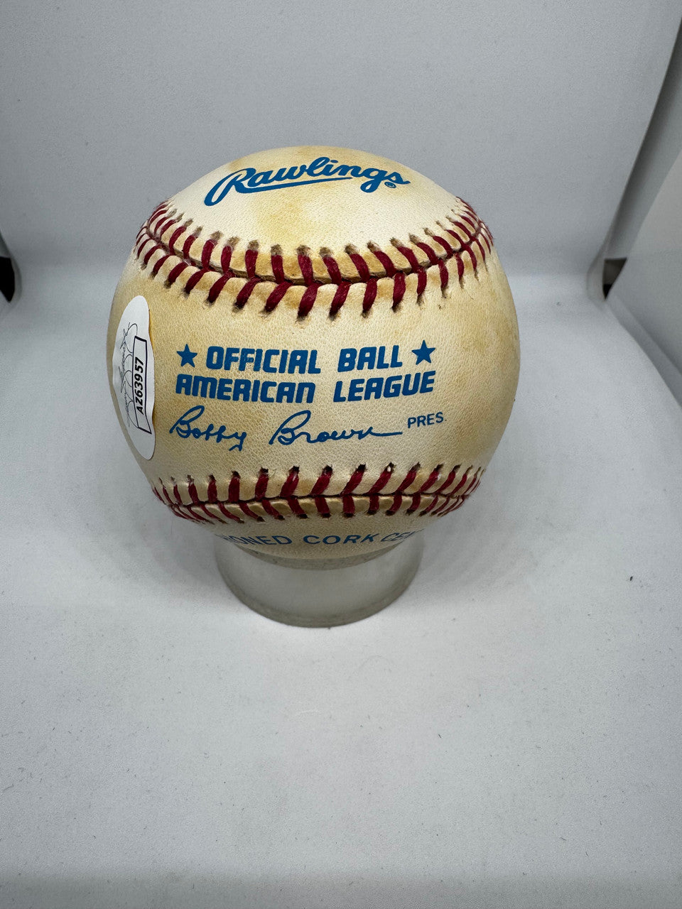 Yogi Berra Signed Autographed Rawlings OAL Baseball JSA *957