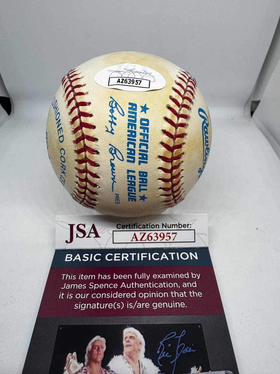 Yogi Berra Signed Autographed Rawlings OAL Baseball JSA *957