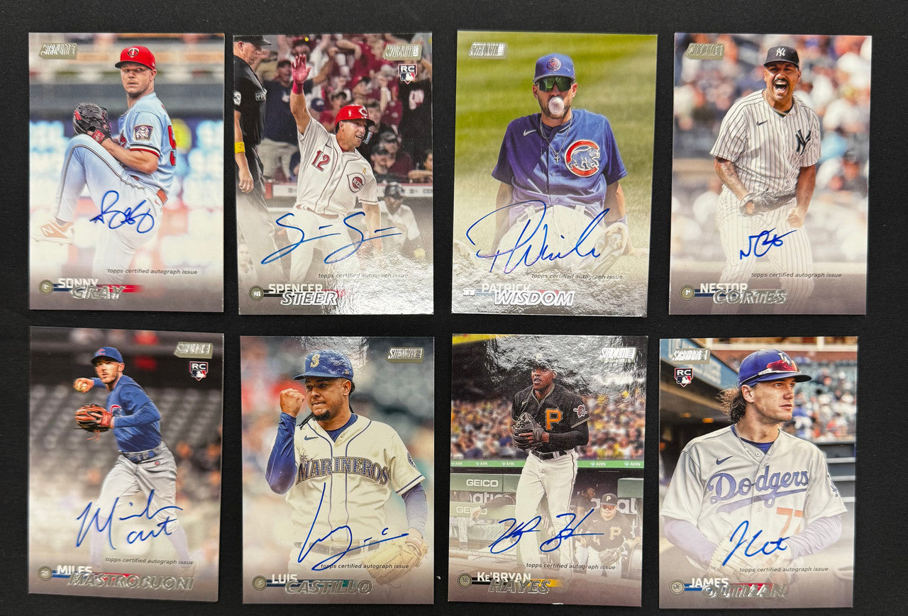 2023 Topps Stadium Club Baseball Base Auto Partial Set (101/154)