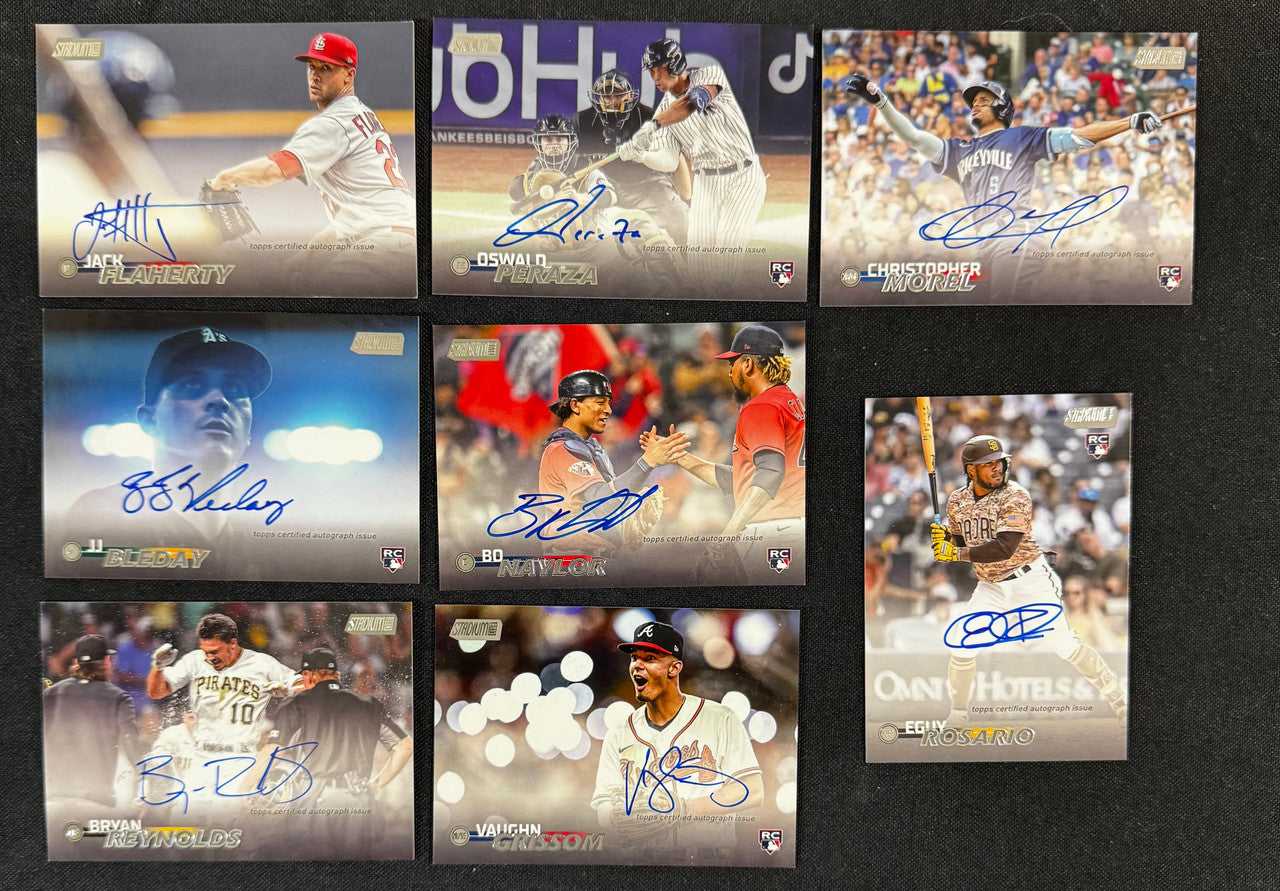 2023 Topps Stadium Club Baseball Base Auto Partial Set (101/154)