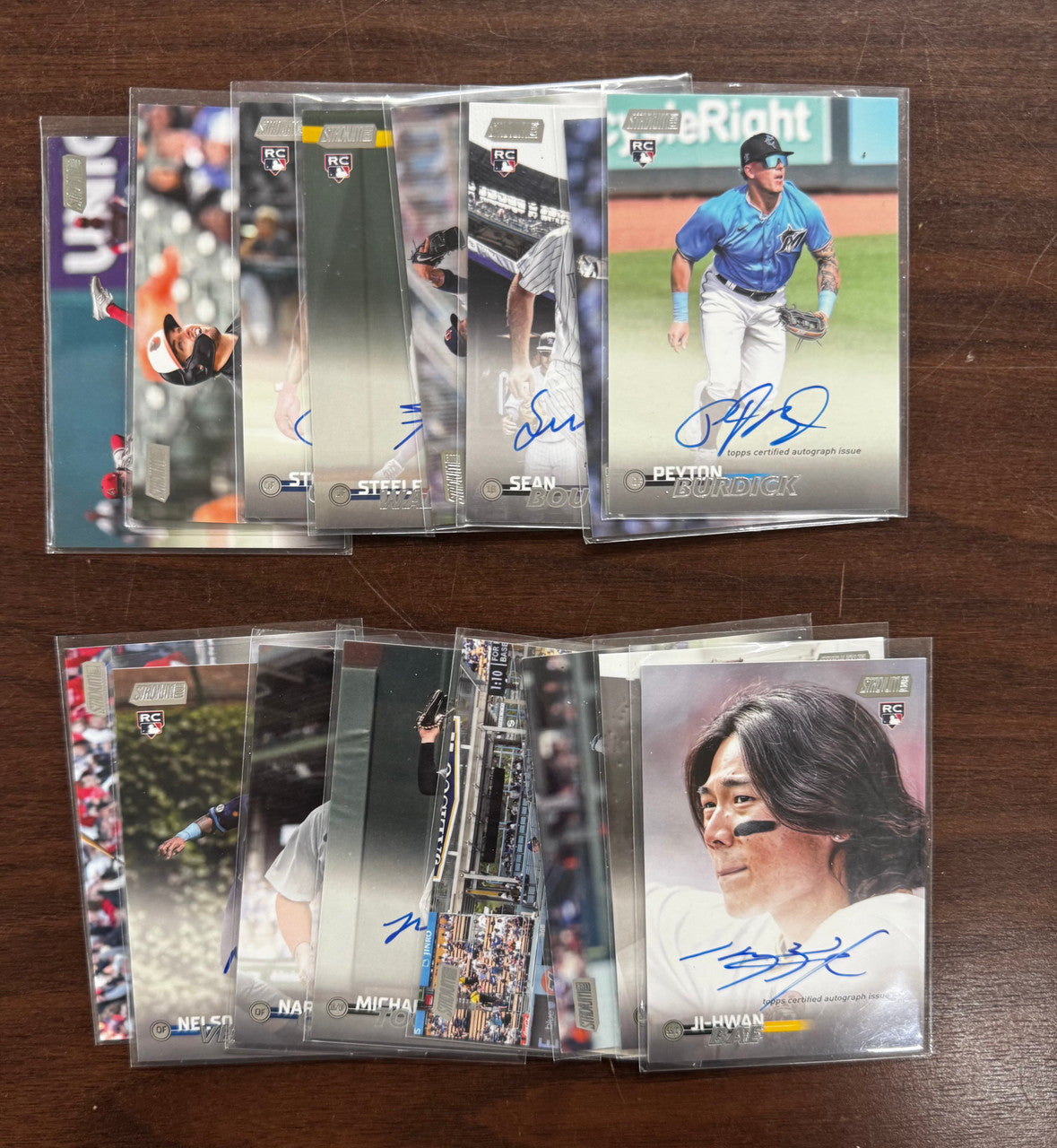 2023 Topps Stadium Club Baseball Base Auto Partial Set (101/154)