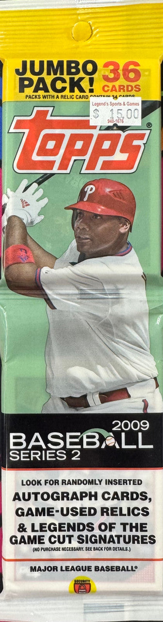 2009 Topps Baseball Series 2 Rack Pack