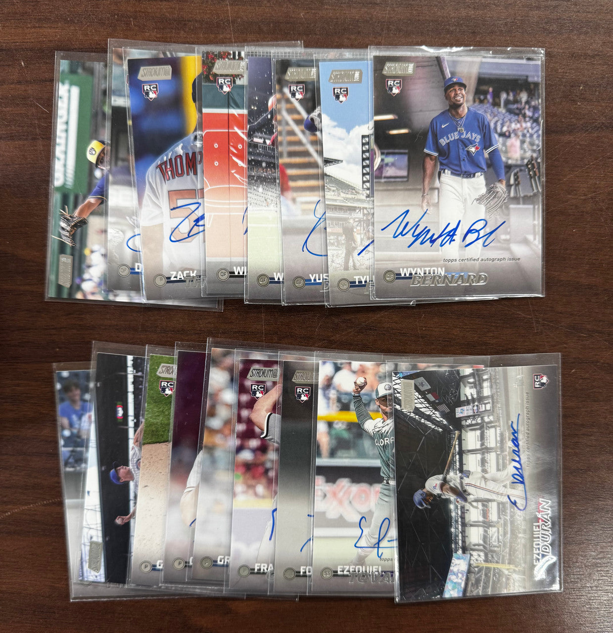 2023 Topps Stadium Club Baseball Base Auto Partial Set (101/154)