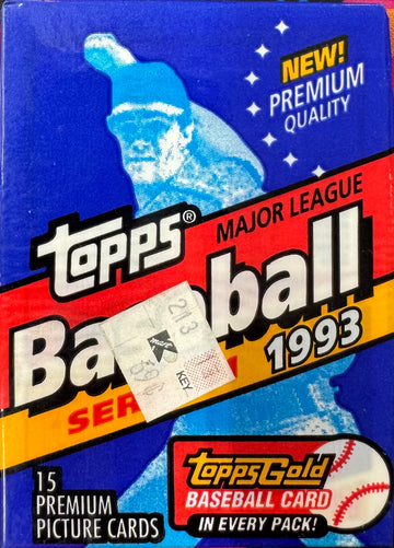 1993 Topps Baseball Series 1 Wax Pack
