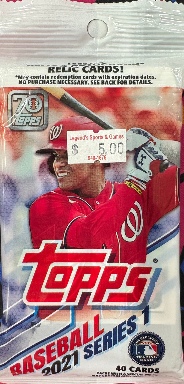 2021 Topps Baseball Series 1 Value Pack
