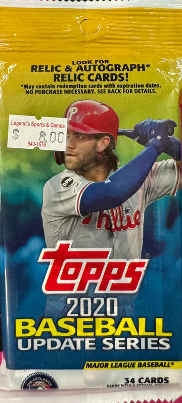 2020 Topps Baseball Update Series Value Pack