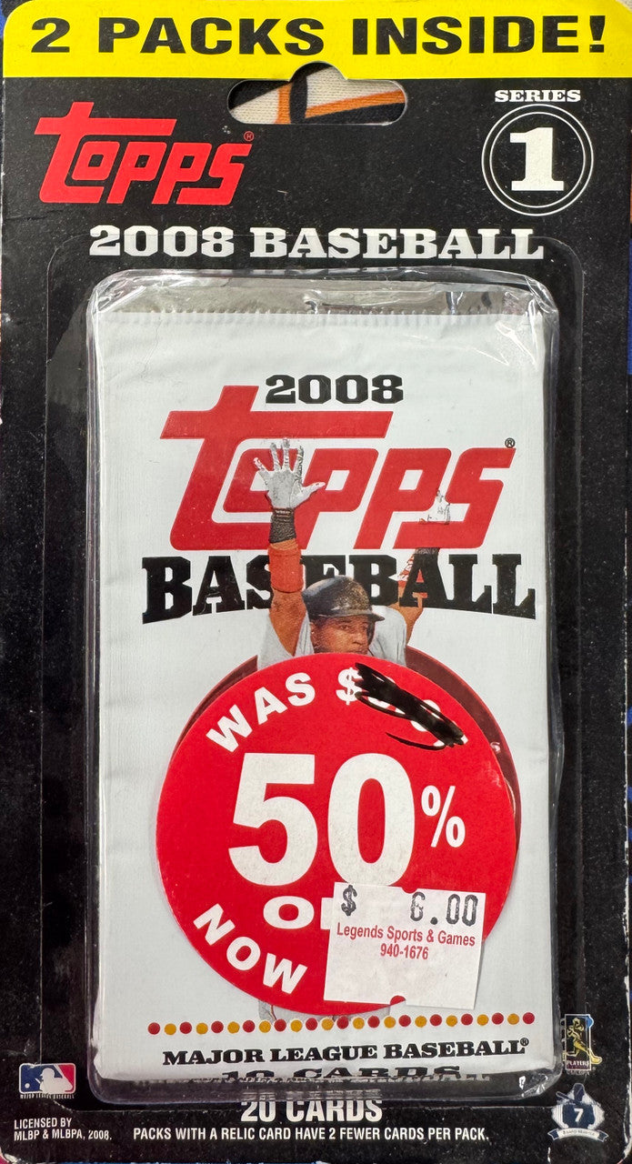 2008 Topps Baseball Series 1 Blister Pack