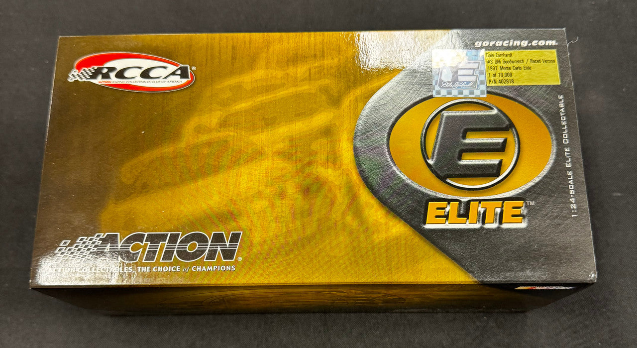 Action Elite Dale Earnhardt #3 1997 GM Goodwrench Monte Carlo (Raced) 1:24