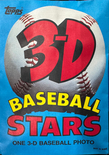1985 Topps 3D Baseball Stars Pack