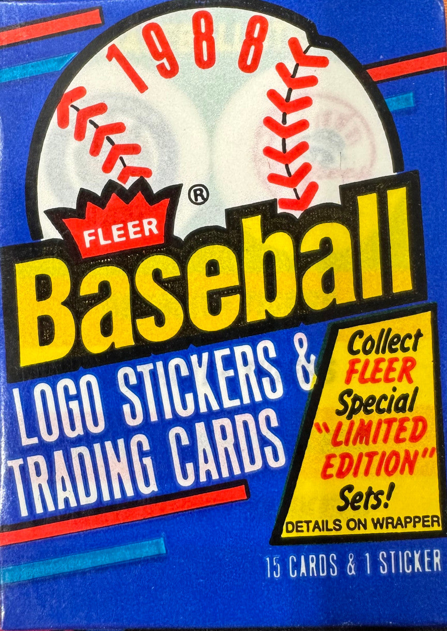 1988 Fleer Baseball Wax Pack