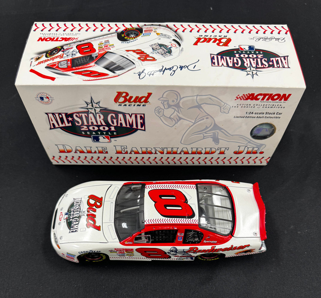 Action Racing Dale Earnhardt Jr. #8 2001 MLB All-Star Chevrolet Monte Carlo 1:24