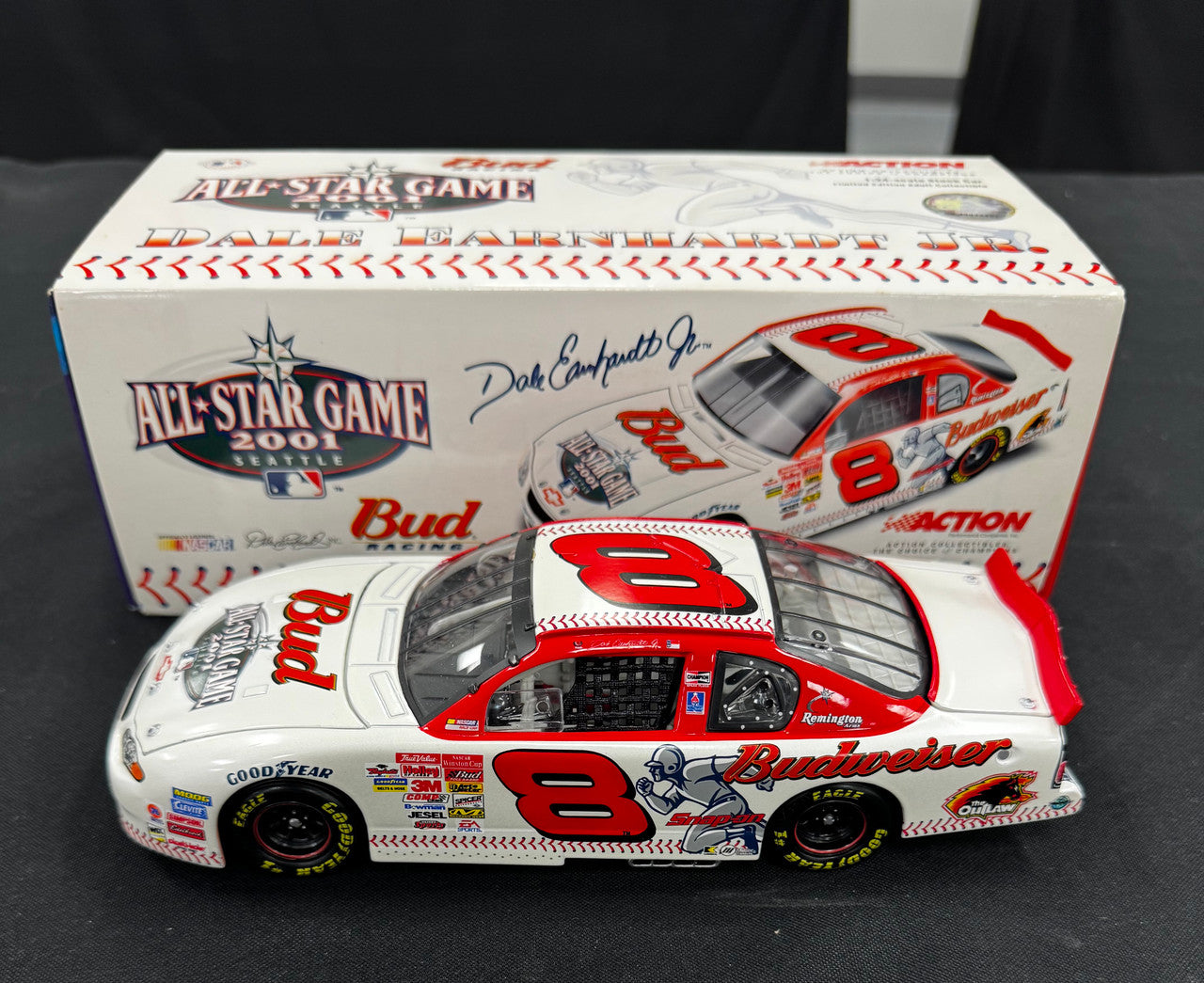 Action Racing Dale Earnhardt Jr. #8 2001 MLB All-Star Chevrolet Monte Carlo 1:24