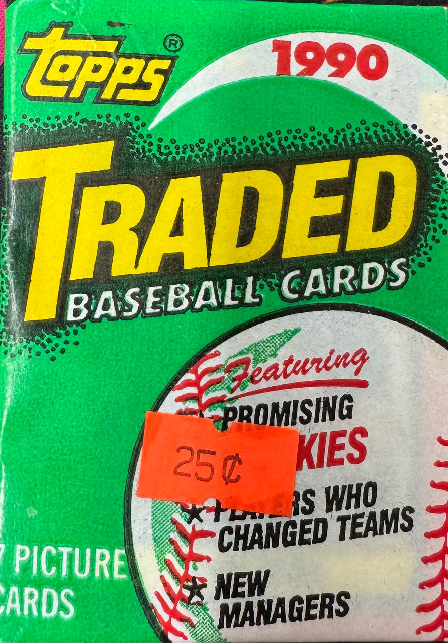 1990 Topps Traded Baseball Wax Pack