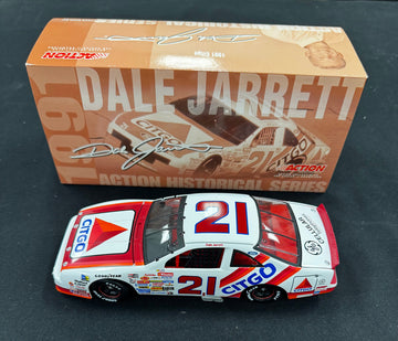 Action Racing Dale Jarrett #21 1991 Wood Brothers Citgo Ford Thunderbird 1:24