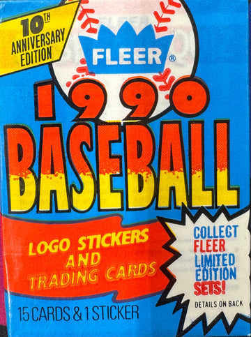 1990 Fleer Baseball Wax Pack