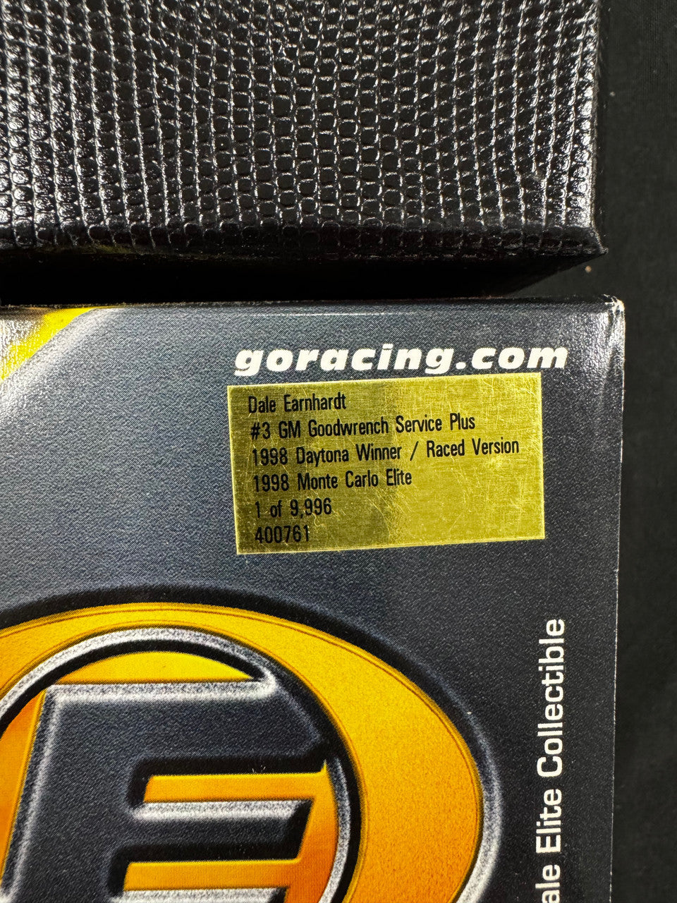 Action Elite Dale Earnhardt #3 1998 Goodwrench Service+ Monte Carlo (Raced) 1:24