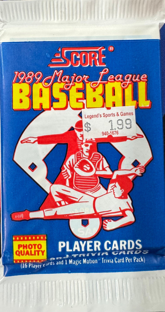 1989 Score Baseball Pack