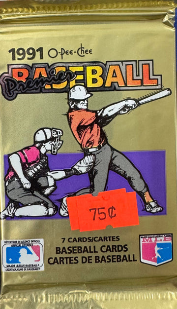 1991 O-Pee-Chee Premier Baseball Wax Pack