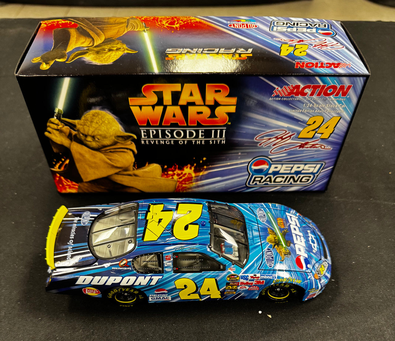 Action Racing Jeff Gordon #24 Star Wars III Pepsi 2005 Chevy Monte Carlo 1:24