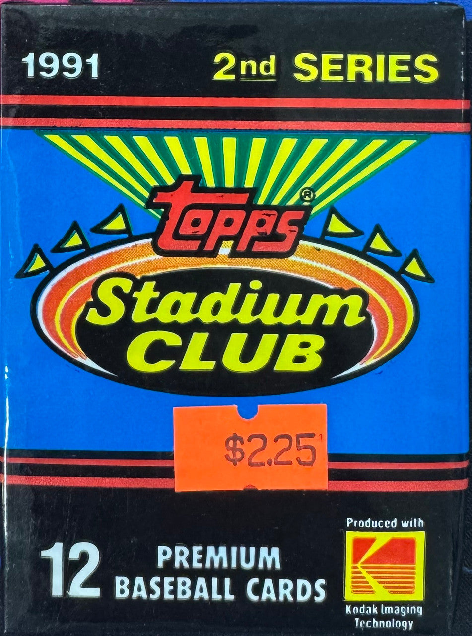 1991 Topps Stadium Club Series 2 Baseball Pack