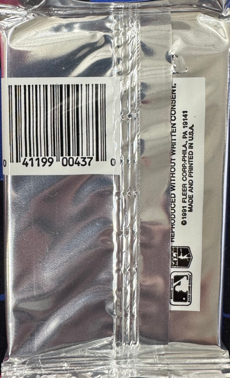 1991 Fleer Ultra Baseball Wax Pack