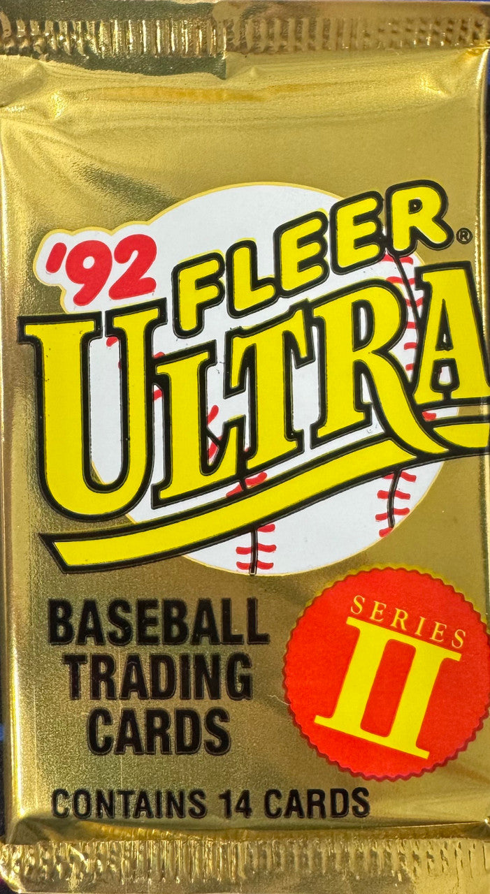 1992 Fleer Ultra Series 2 Baseball Wax Pack
