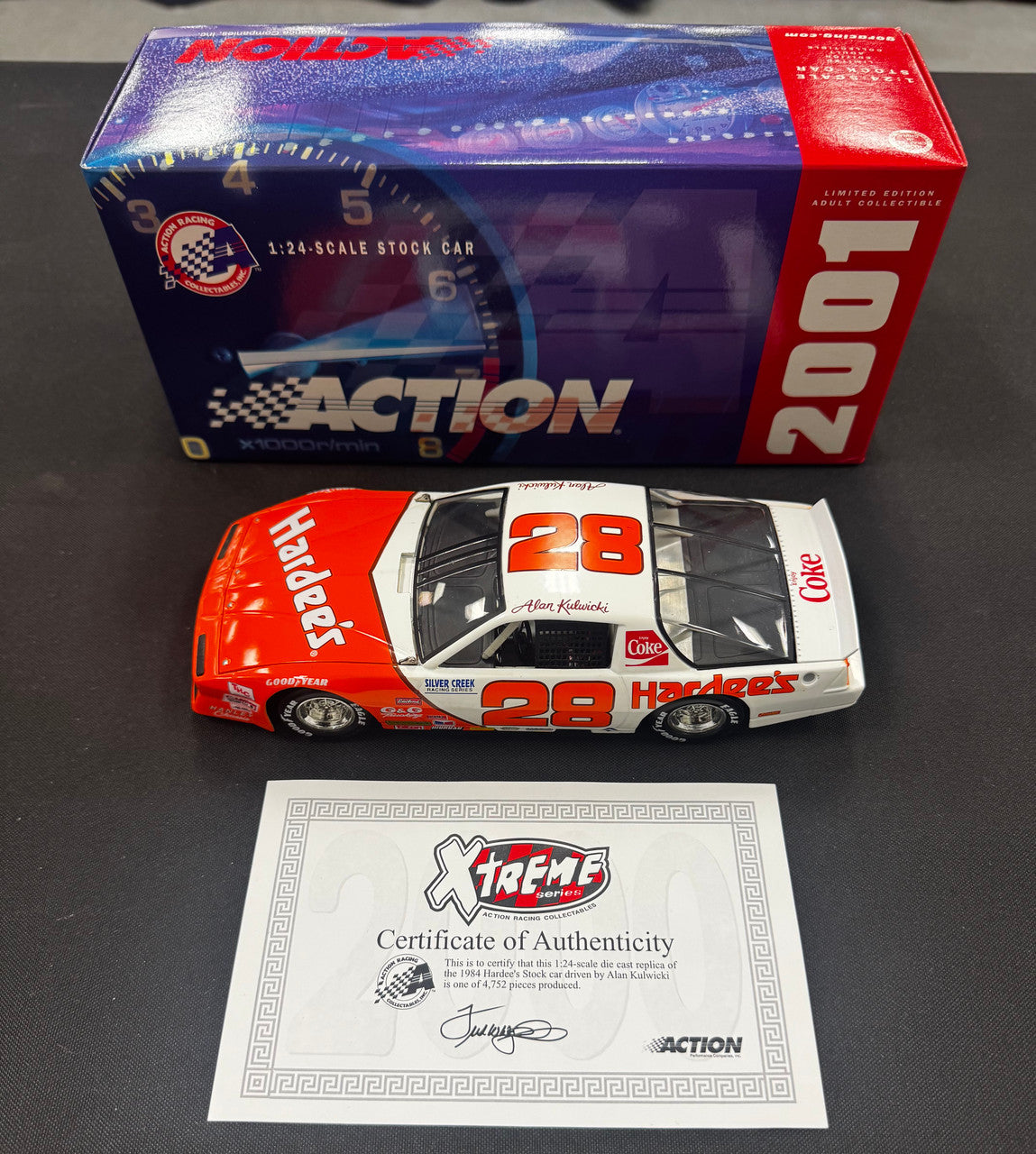Action Racing Alan Kulwicki #28 1984 Pontiac Firebird Xtreme Series 1:24