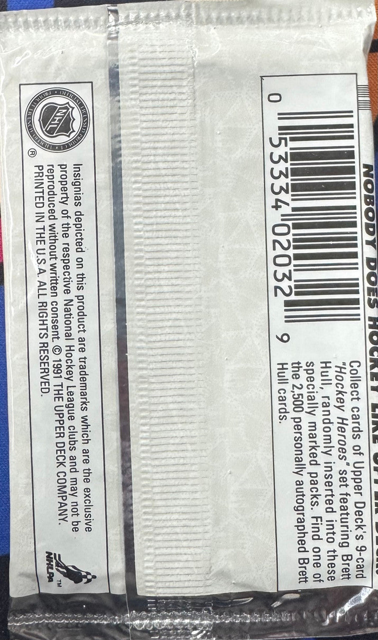 1991/92 Upper Deck NHL Low Series Wax Pack