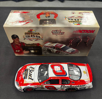 Action Racing Dale Earnhardt Jr. #8 Budweiser Chevrolet Raced Daytona Win 1:24