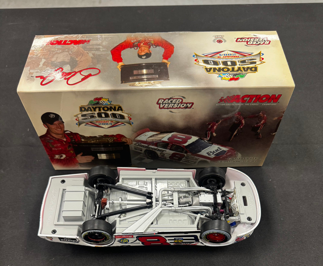 Action Racing Dale Earnhardt Jr. #8 Budweiser Chevrolet Raced Daytona Win 1:24