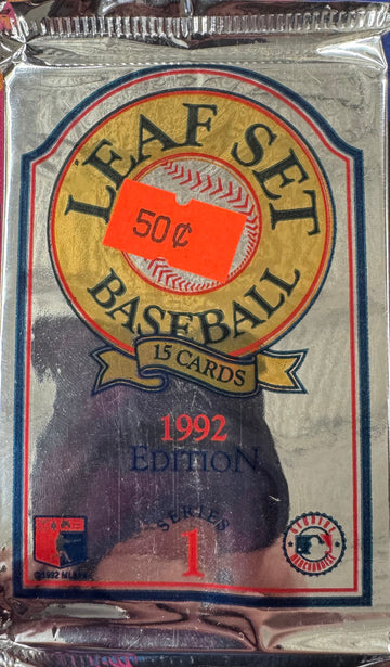 1992 Leaf Baseball Series 1 Wax Pack