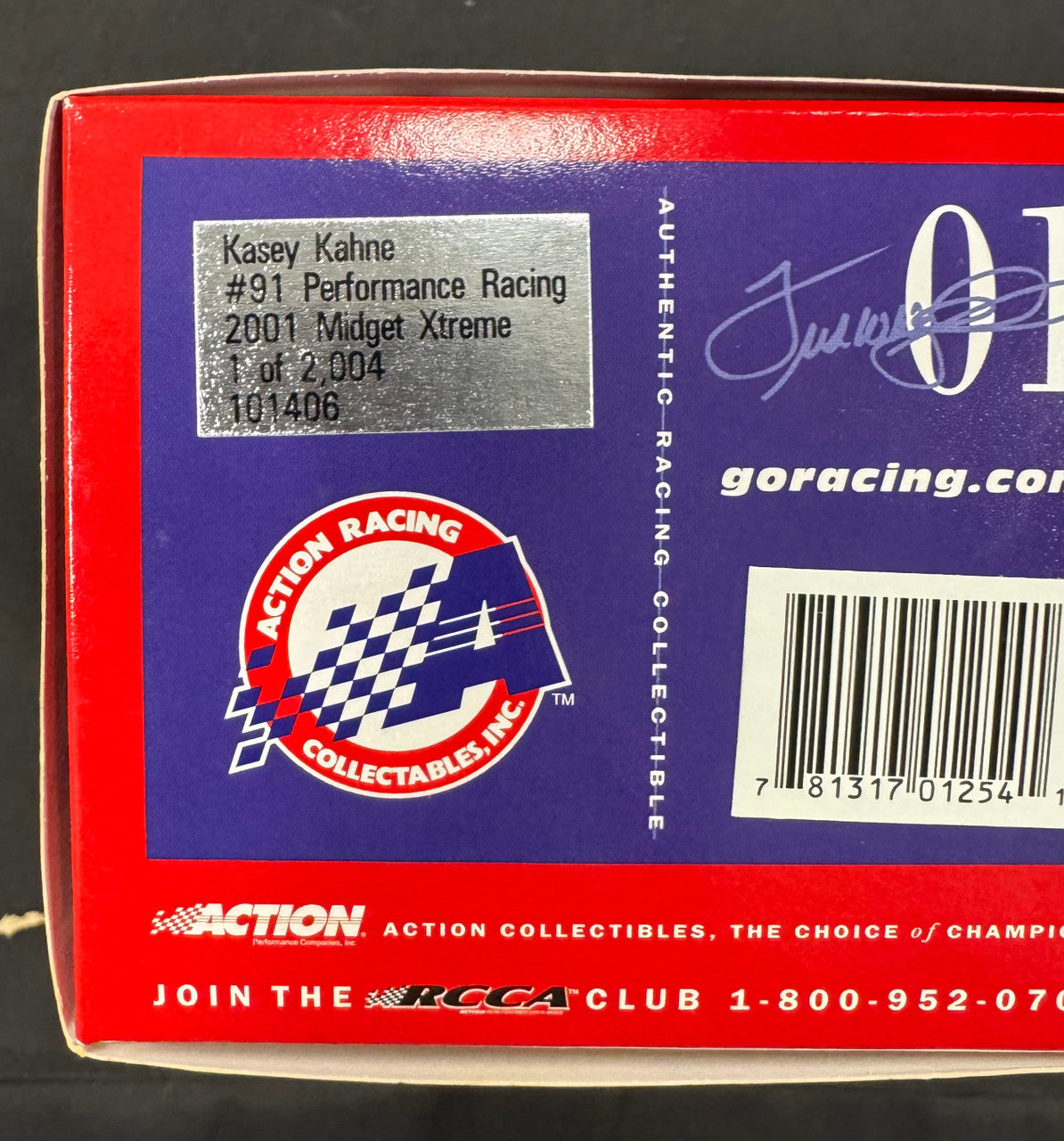 Action Racing Kasey Kahne #91 Performance Racing Midget Xtreme Series 1:24