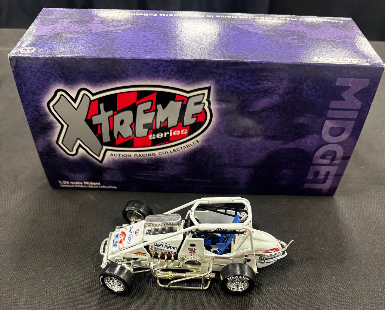 Action Racing Jeff Gordon #4 1990 Diet Pepsi Midget Diecast 1:24