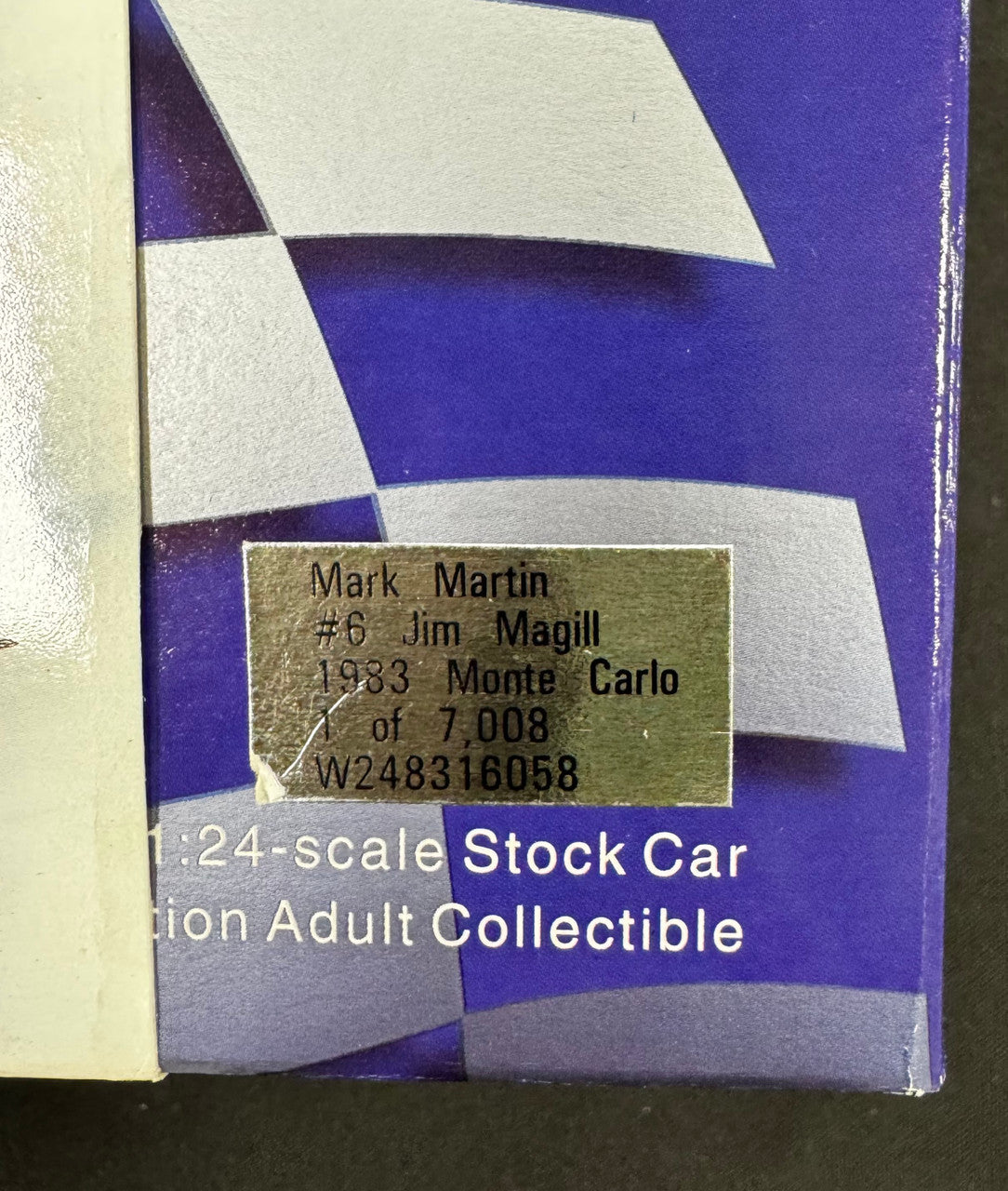 Action Racing Mark Martin #6 1983 Jim Magill Chevrolet Monte Carlo 1:24