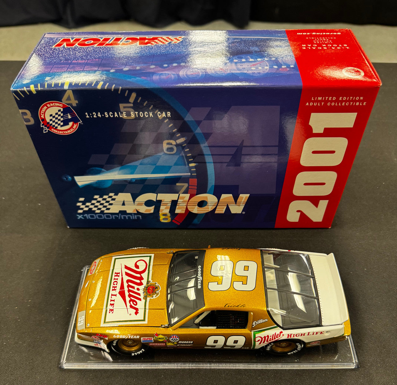 Action Racing Dick Trickle #99 1989 Miller High Life Chevrolet Camaro 1:24