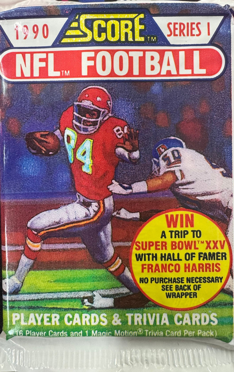 1990 Score Series 1 Football Wax Pack